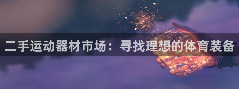 征途国际平台注册流程视频:二手运动器材市场:寻找理想的体育装